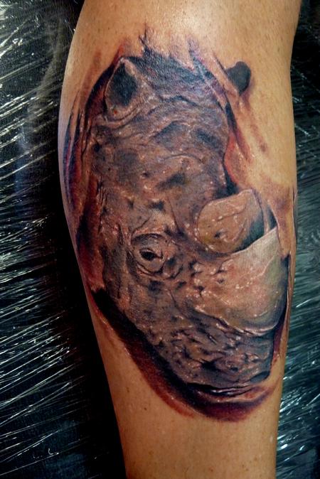 Tattoos - Rhino tearout - 70456